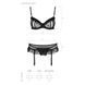 Сексуальный комплект с поясом для чулок LOVELIA SET black XXL/XXXL - Passion SO4779 фото 7