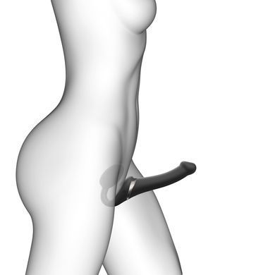 Безремневий вібрострапон із вакуумною стимуляцією Strap-On-Me MULTI ORGASM - S - Black SO6821 фото