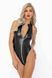 Боді з мокрим ефектом Noir Handmade F294 Powerwetlook bodysuit with front zipper, XXL SX0199 фото 5